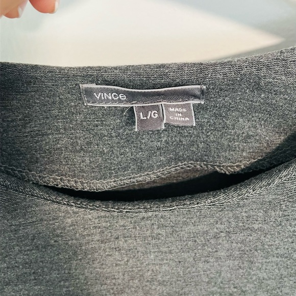 VINCE**Girls Grey Long sleeve Dress***Large $188 - Picture 6 of 6